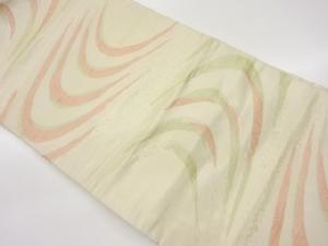 曲線模様織出し名古屋帯